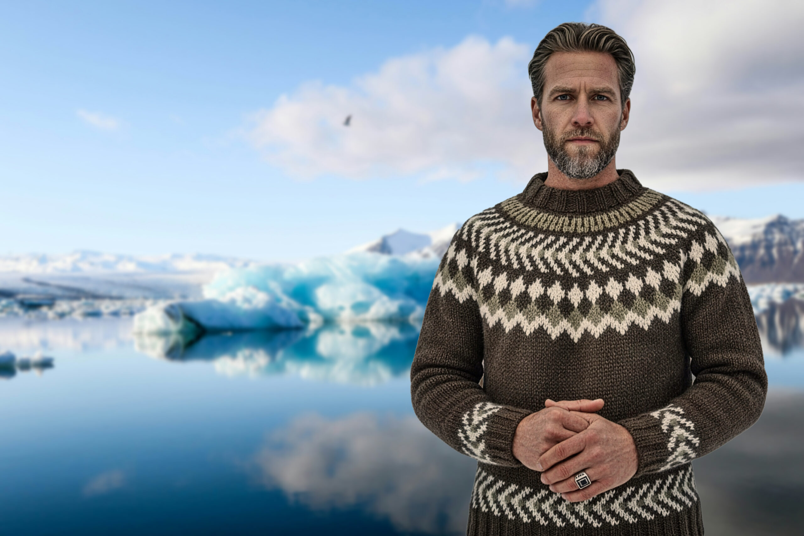 sweater model man