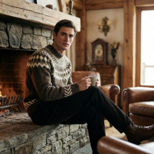 sweater model man elegant